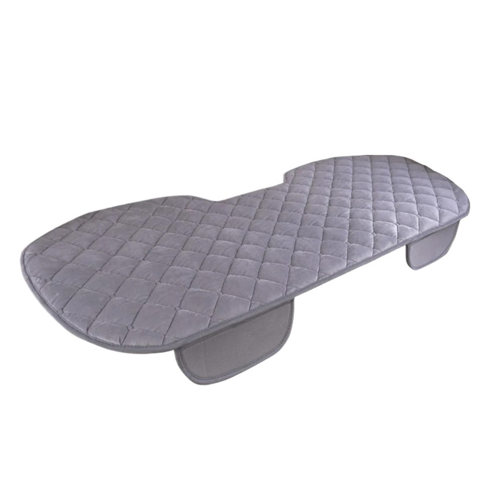 Autositzbezüge Plüsch Auto Sitzbezüge Set Auto Sitzkissen Winter Auto Sitz Protector Weiche Anti Slip Pads Autoinnenraum(O2 Gray Rear*1piece) von TINGYUS