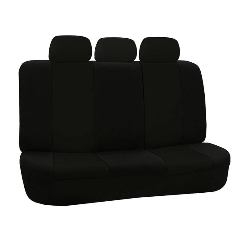 Autositzbezüge Schwarze Universal-Autositzbezüge Autositzbezug Für Fahrer Und Beifahrer Auto-Innenausstattung Autoinnenraum(Black Rear) von TINGYUS