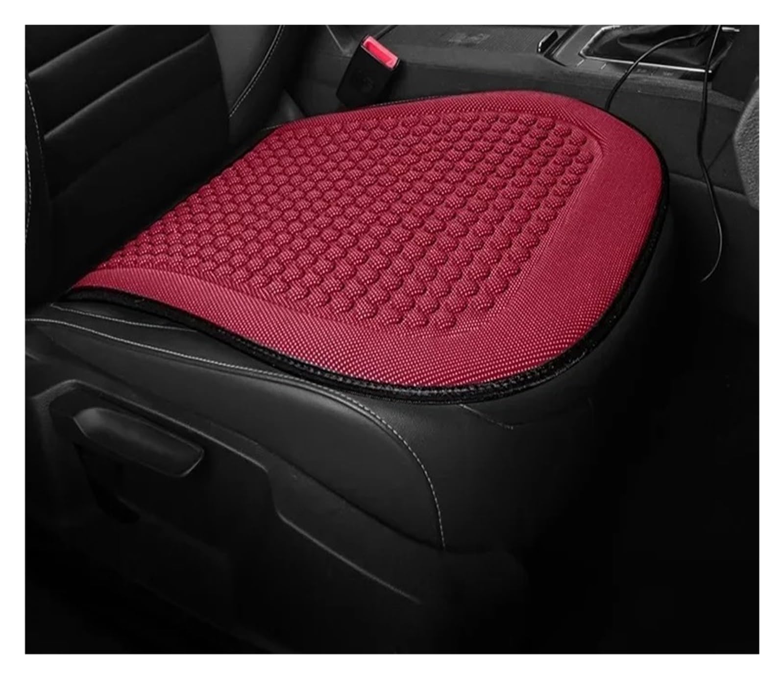 Autositzbezüge Universal-Autokissen, Sommer-Kühlkissen, Sitzbezug Aus Eisseide, Autokissen, Saisonal, Kühl, Glatt, 1 Stück Autoinnenraum(Red B) von TINGYUS