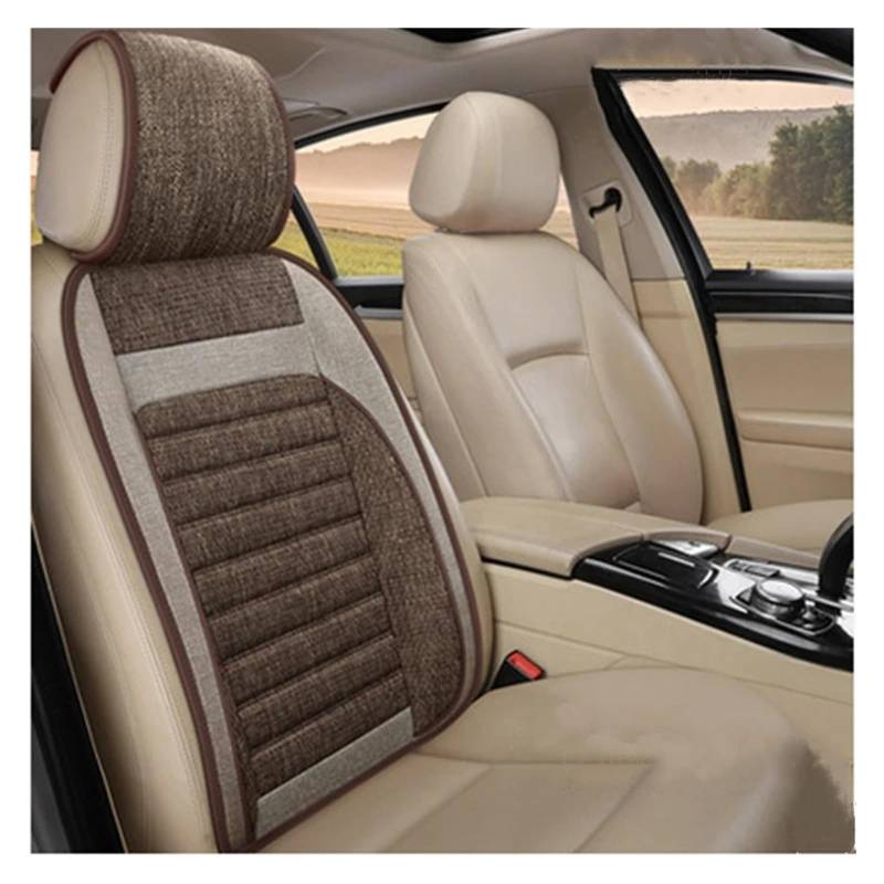 Autositzbezüge Universal Autositzkissen Autositzschutz Autositzkissen Auto Vorne Autoinnenausstattung Sitzbezug Autoinnenraum(A-1*Brown) von TINGYUS