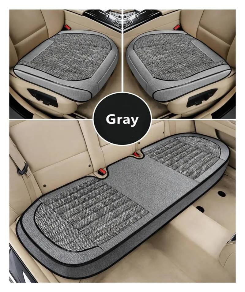 Autositzbezüge Universal Autositzkissen Autositzschutz Autositzkissen Auto Vorne Autoinnenausstattung Sitzbezug Autoinnenraum(A-3*Gray) von TINGYUS