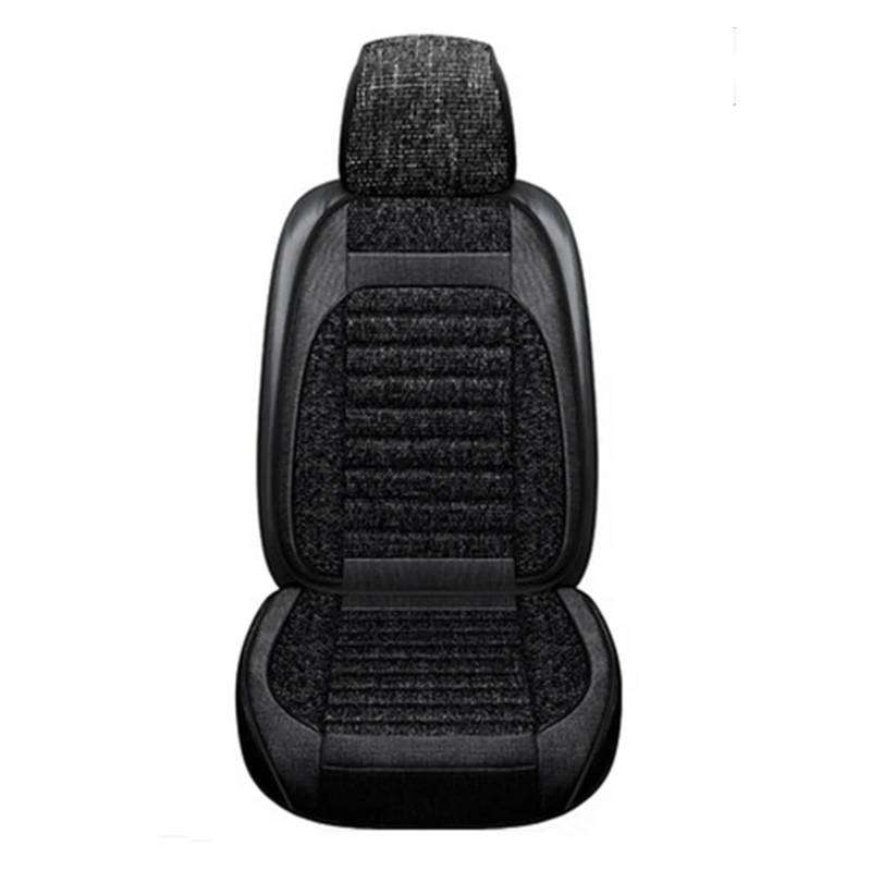 Autositzbezüge Universal Autositzkissen Autositzschutz Autositzkissen Auto Vorne Autoinnenausstattung Sitzbezug Autoinnenraum(B-1*Black) von TINGYUS