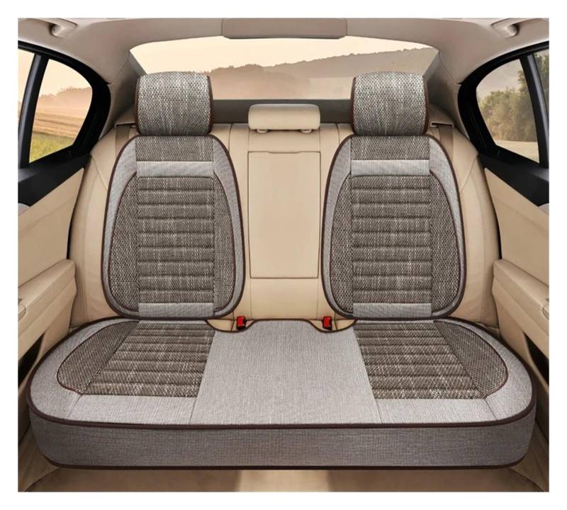 Autositzbezüge Universal Autositzkissen Autositzschutz Autositzkissen Auto Vorne Autoinnenausstattung Sitzbezug Autoinnenraum(B-3*Beige) von TINGYUS