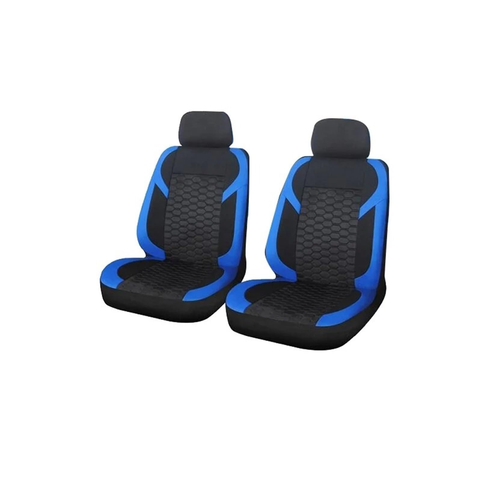 Autositzbezüge Universal Diamant Gitter Polyester Blau Racing Auto Sitzbezüge Set Sitz Protector Zubehör Innen Autoinnenraum(A) von TINGYUS