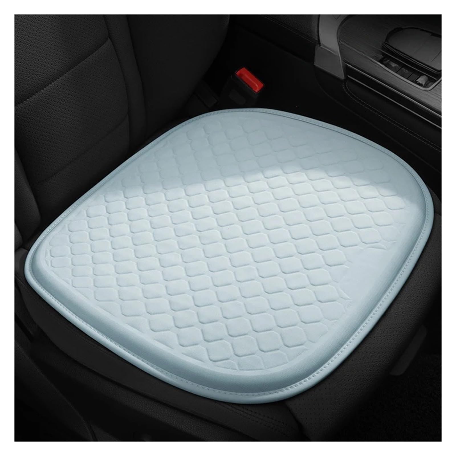 Autositzbezüge Universal Gel 3D Sommer Kühlung Ice Silk Sitzbezug Für Auto Büro Atmungsaktive Kissenmatte Auto-Innenausstattung Autoinnenraum(Blue) von TINGYUS