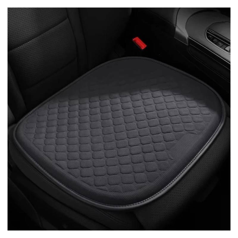 Autositzbezüge Universal Gel 3D Sommer Kühlung Ice Silk Sitzbezug Für Auto Büro Atmungsaktive Kissenmatte Auto-Innenausstattung Autoinnenraum(Schwarz) von TINGYUS