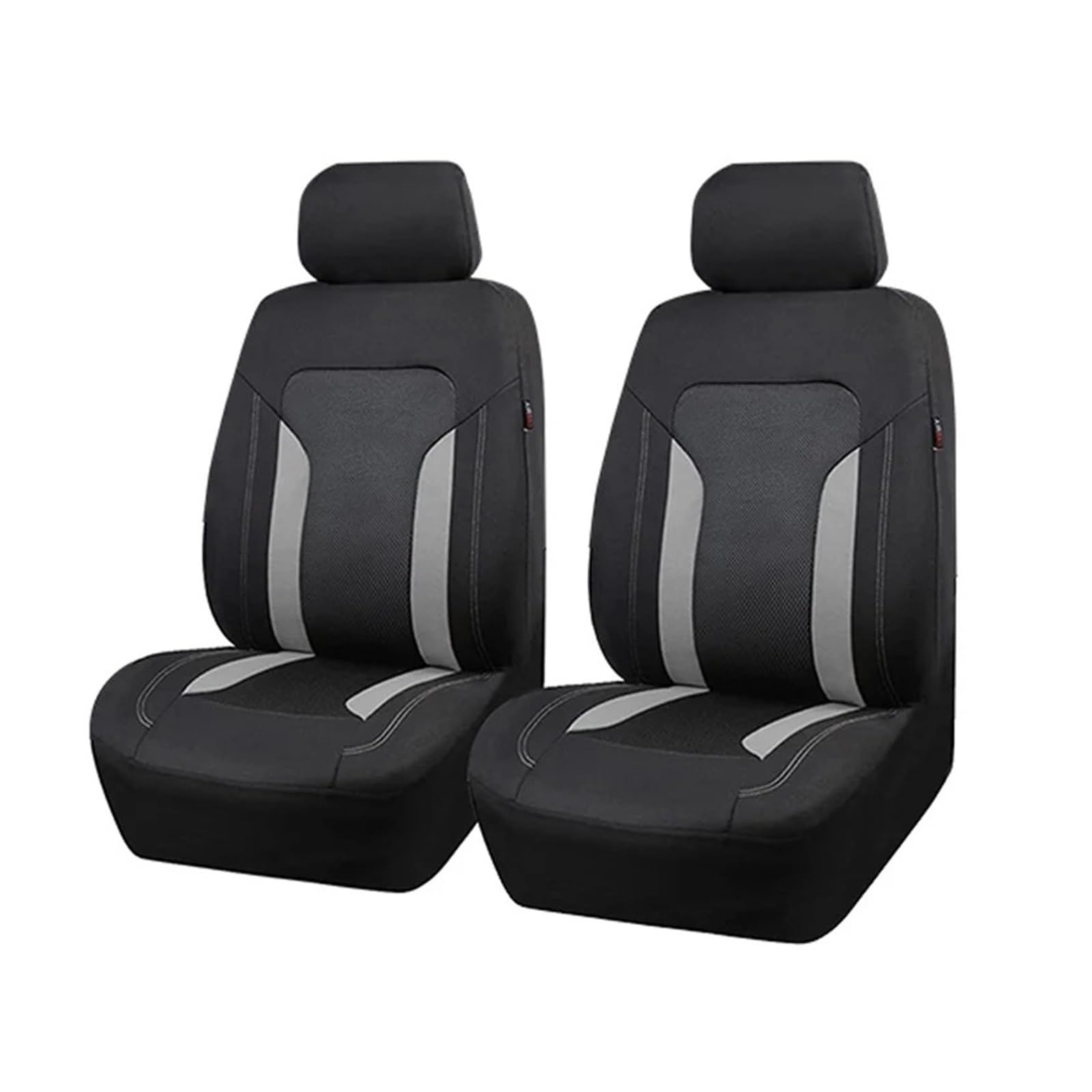 Autositzbezüge Universelle Netz-Sitzbezüge Für Autos Mit 3 Reißverschlüssen, Kompatibel Mit Geteiltem Airbag Auf Der Rückbank Autoinnenraum(2 Front seat Covers) von TINGYUS