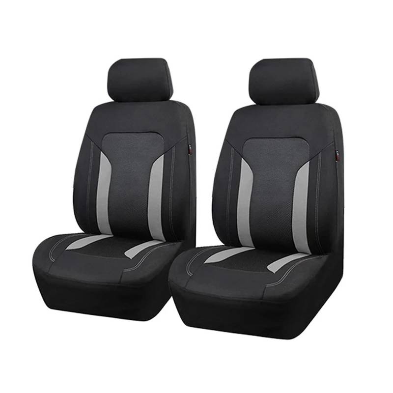 Autositzbezüge Universelle Netz-Sitzbezüge Für Autos Mit 3 Reißverschlüssen, Kompatibel Mit Geteiltem Airbag Auf Der Rückbank Autoinnenraum(2 Front seat Covers) von TINGYUS