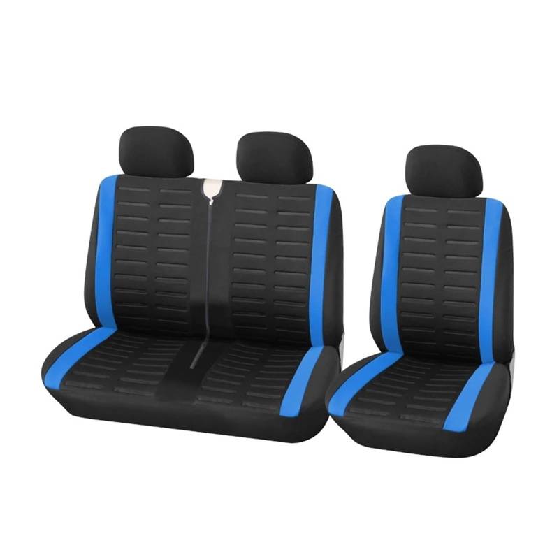 Autositzbezüge Universelle Passform Für 2+1 Autositzbezüge, Autositzbezug Für Transporter/Van/LKW, Innenausstattung Autoinnenraum(Blue) von TINGYUS