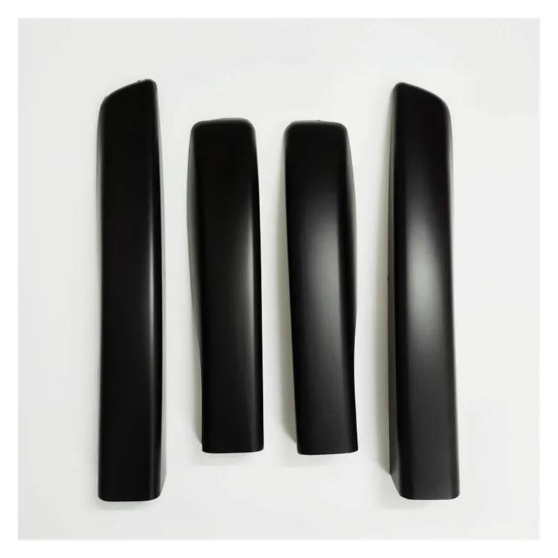 Dachreling Rack Für Mitsubishi Für ASX SUV 2013-2019 Vorne Hinten Dach Gepäck Bar Schiene Ende Shell Kunststoff Abdeckung Ersatz Auto Dach Rack Kappe Dachgepäckträger(Black 4pcs) von TINGYUS