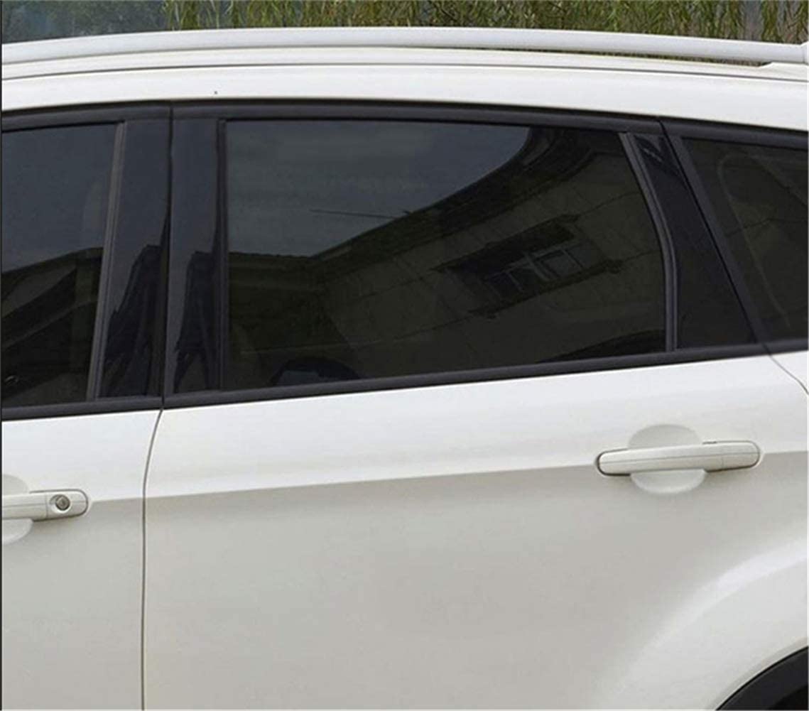 TININNA Auto Sonnenschutz Fensterfolie Selbsthaftend Blickdicht Sonnenschutz hitzeschutz Fensterfolie UV-schutz Statische Glasfolie auto baby Sichtschutzfolie 50x300CM, 5% von TININNA