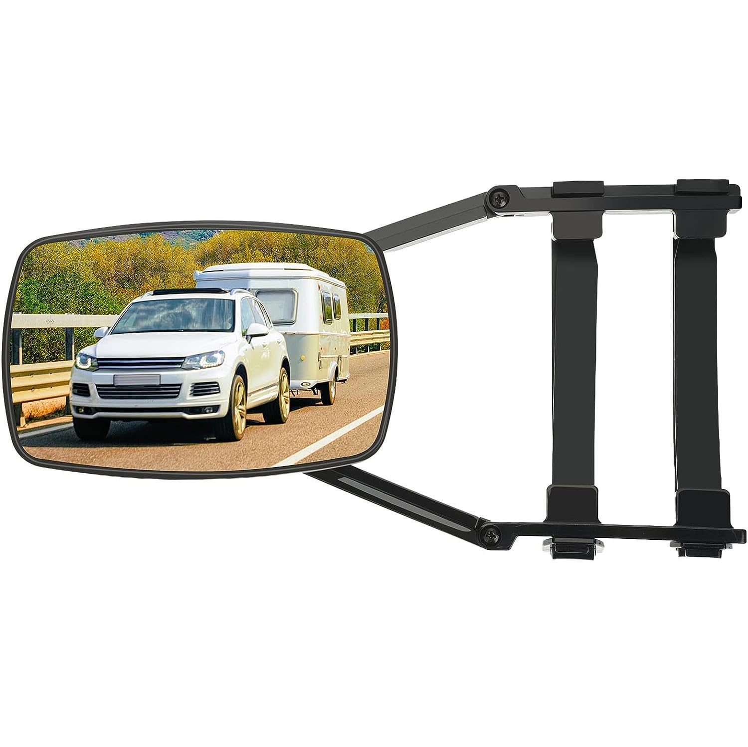 Wohnwagenspiegel Außenspiegel,Caravanspiegel PKW,Ersatz-Doppel Seitenspiegel,Universalspiegel Außenspiegel Anhängerspiegel, für Wohnwagen/Anhänger von TINMAGI