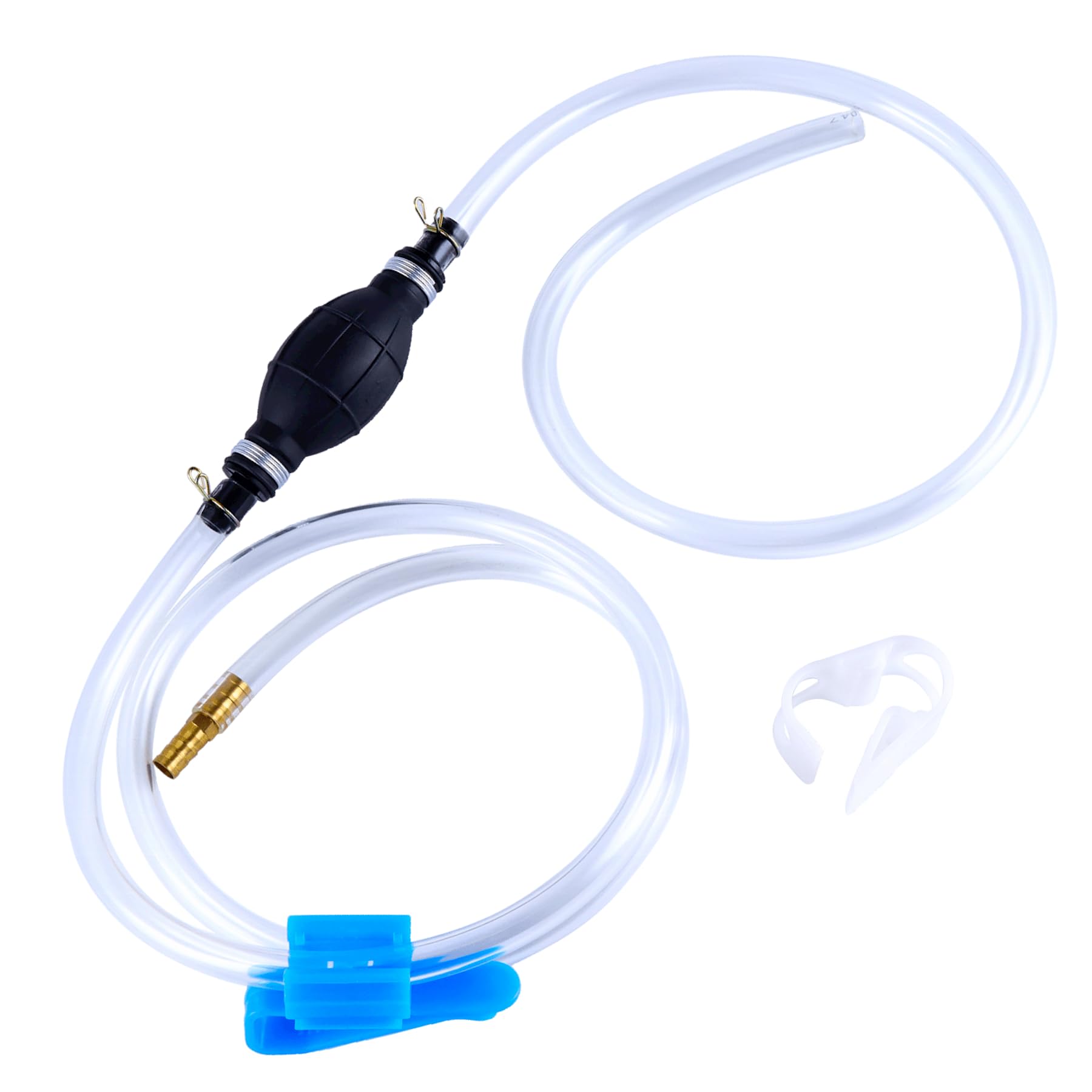 TIOMIOSEA Ölabsaugpumpe mit 2M PVC Sahlauch & Schlauchklemme, Handpumpe Benzinpumpe für Kraftstoff Gas Öl Wasser Benzin Diesel, Universal Siphonpumpe zum Auto Boot TIOMIOSEA Ölabsaugpumpe mit 2M PVC Sahlauch & Schlauchklemme, Handpumpe Benzinpumpe für Kraftstoff Gas Öl Wasser Benzin Diesel, Universal Siphonpumpe zum Auto Boot von TIOMIOSEA