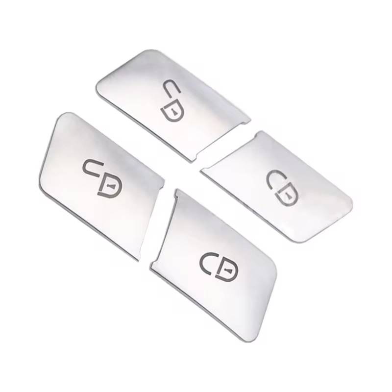 Auto Innenleisten Aufkleber Kompatibel Mit Benz Für C W204 2007 2008 2009–2014 Jahr Viertürige Auto-Styling-Tür Für Sitz Memory Lock-Tasten Verkleidungsabdeckungen Aufkleber(Door Unlock Button) von TIOWCGH