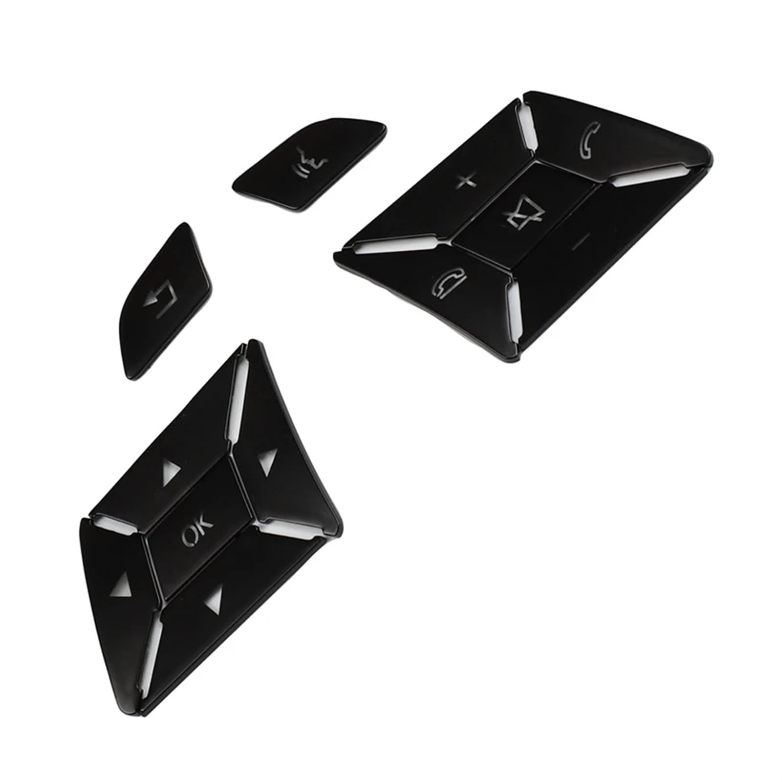 TIOWCGH Auto Innenleisten Aufkleber Kompatibel Mit Benz Für ML W166 ML250 ML350 ML400 ML500 ML550 ML63 Für AMG 2012–2015, Aufkleber Für Die Verkleidung des Lenkradknopfschalters TIOWCGH Auto Innenleisten Aufkleber Kompatibel Mit Benz Für ML W166 ML250 ML350 ML400 ML500 ML550 ML63 Für AMG 2012–2015, Aufkleber Für Die Verkleidung des Lenkradknopfschalters von TIOWCGH