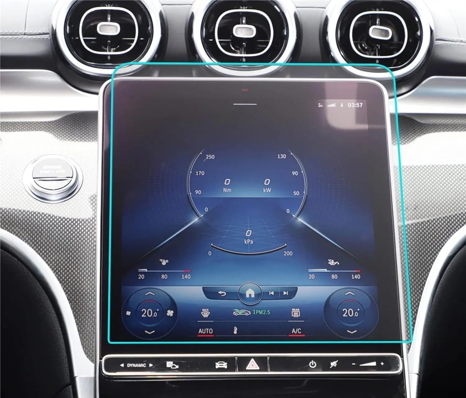 TIOWCGH Auto Navi-Schutzfolie Kompatibel Mit Benz Für W206 C300 C400 C63 2022-2023 Auto-LCD-GPS-Navigation Displayschutzfolie Aus Gehärtetem Glas TIOWCGH Auto Navi-Schutzfolie Kompatibel Mit Benz Für W206 C300 C400 C63 2022-2023 Auto-LCD-GPS-Navigation Displayschutzfolie Aus Gehärtetem Glas von TIOWCGH