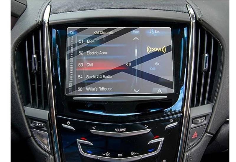 TIOWCGH Auto Navi-Schutzfolie Kompatibel Mit Cadillac Für ATS SRX 2013 2014 2015 2016 2017 2018 2019 8 Zoll Auto-GPS-Navigation Displayschutzfolie Aus Gehärtetem Glas von TIOWCGH