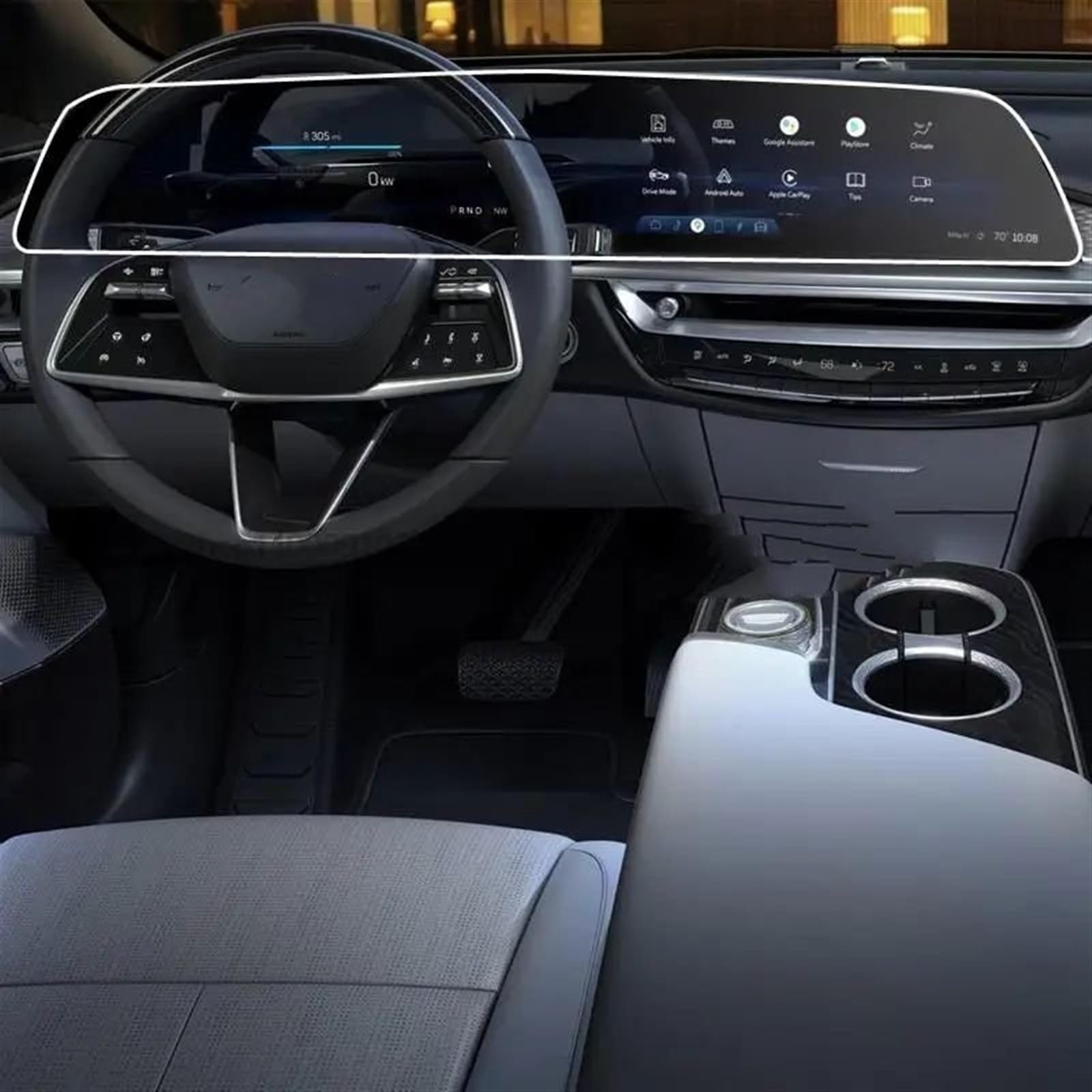 TIOWCGH Auto Navi-Schutzfolie Kompatibel Mit Cadillac Für Lyriq 2023, TPU-Navigations-Displayschutzfolie Für Die Fahrzeuginnenausstattung TIOWCGH Auto Navi-Schutzfolie Kompatibel Mit Cadillac Für Lyriq 2023, TPU-Navigations-Displayschutzfolie Für Die Fahrzeuginnenausstattung von TIOWCGH