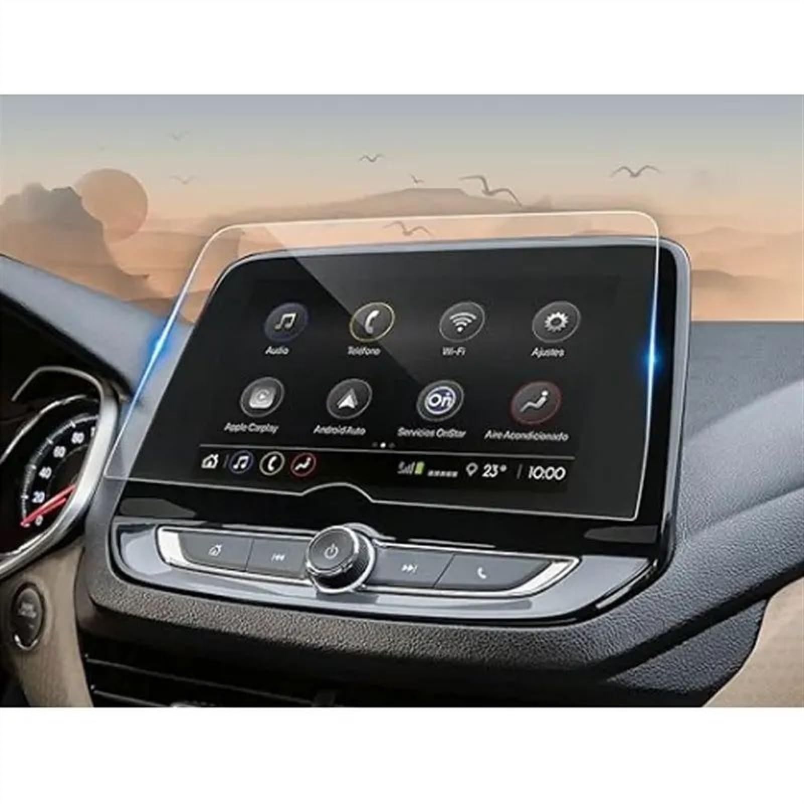 TIOWCGH Auto Navi-Schutzfolie Kompatibel Mit Chevrolet Für Onix Plus Für Turbo 2020 8 Zoll Auto-GPS-Navigation Displayschutzfolie Aus Gehärtetem Glas Innenausstattung TIOWCGH Auto Navi-Schutzfolie Kompatibel Mit Chevrolet Für Onix Plus Für Turbo 2020 8 Zoll Auto-GPS-Navigation Displayschutzfolie Aus Gehärtetem Glas Innenausstattung von TIOWCGH