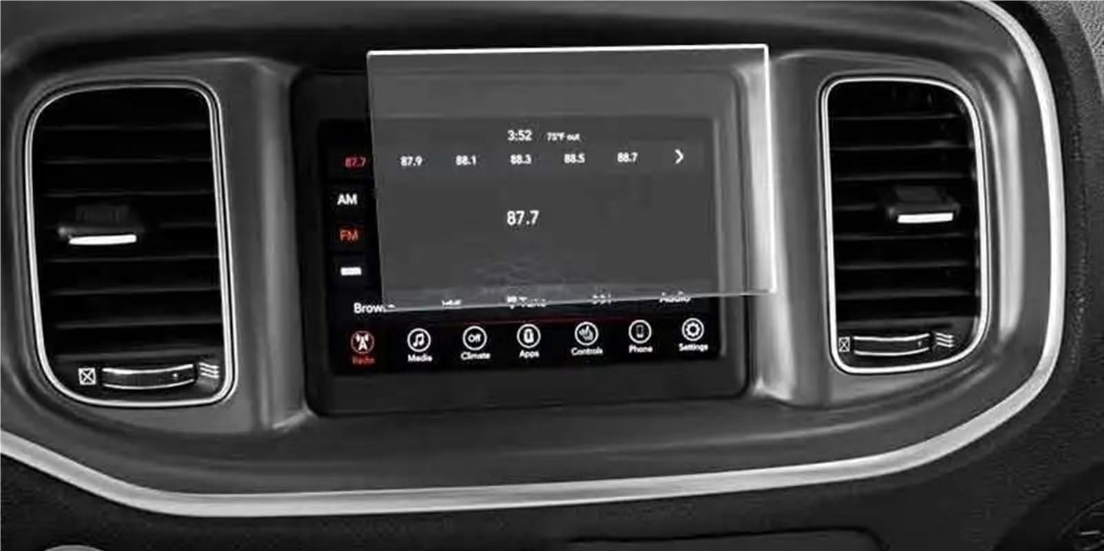 TIOWCGH Auto Navi-Schutzfolie Kompatibel Mit Dodge Für Charger Für Challenger 2017-2021 8,4 Zoll Auto-GPS-Navigations-LCD-Bildschirm Displayschutzfolie Aus Gehärtetem Glas TIOWCGH Auto Navi-Schutzfolie Kompatibel Mit Dodge Für Charger Für Challenger 2017-2021 8,4 Zoll Auto-GPS-Navigations-LCD-Bildschirm Displayschutzfolie Aus Gehärtetem Glas von TIOWCGH