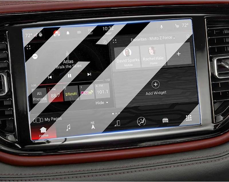 TIOWCGH Auto Navi-Schutzfolie Kompatibel Mit Dodge Für Durango 2021 2022 10,1 Zoll Auto-GPS-Navigations-LCD-Bildschirm Displayschutzfolie Aus Gehärtetem Glas von TIOWCGH