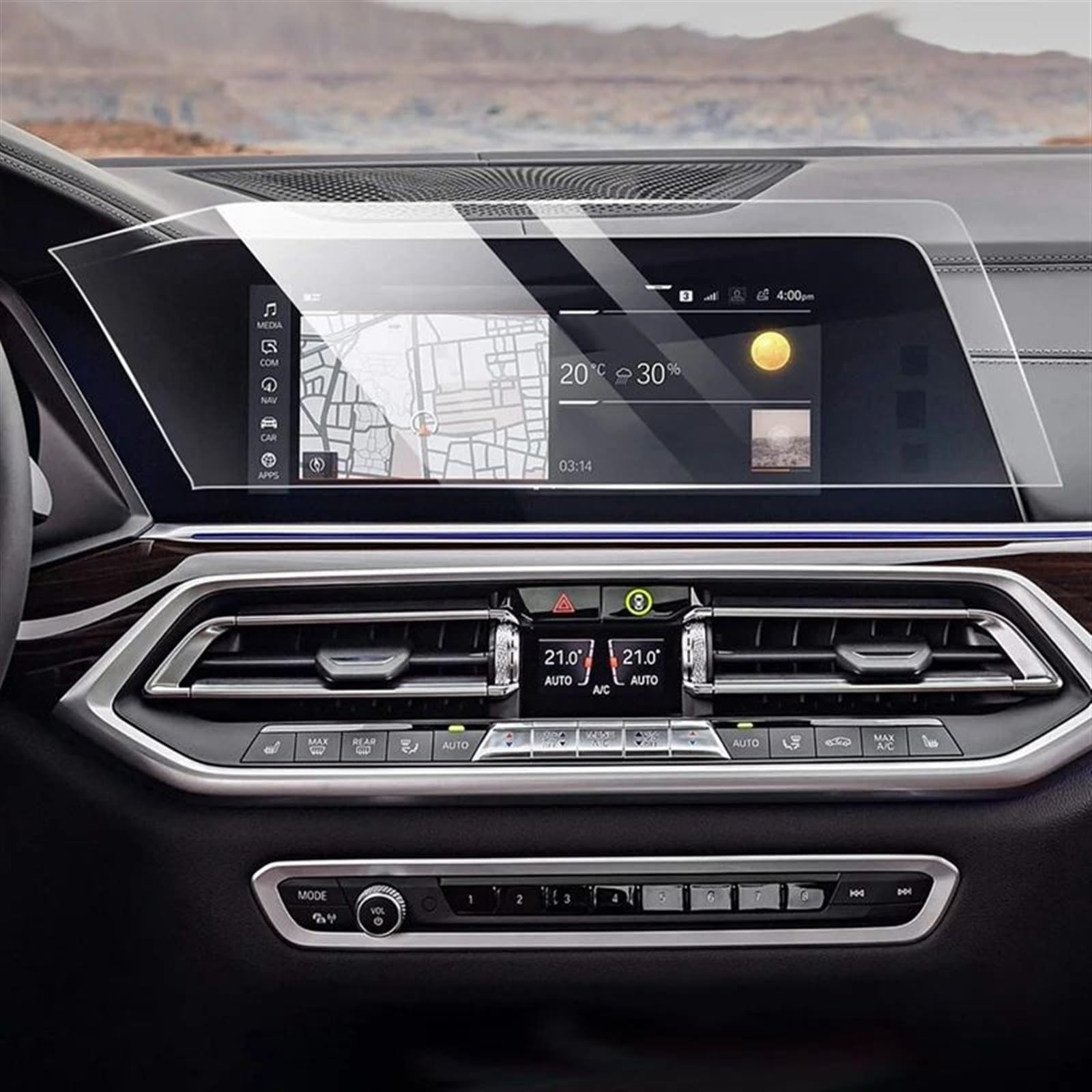 TIOWCGH Auto Navi-Schutzfolie Kompatibel Mit Für X5 G05 X7 G07 2019-2022 12,3 Zoll Auto GPS Navigation Displayschutzfolie Center Display Gehärtetem Glas Film TIOWCGH Auto Navi-Schutzfolie Kompatibel Mit Für X5 G05 X7 G07 2019-2022 12,3 Zoll Auto GPS Navigation Displayschutzfolie Center Display Gehärtetem Glas Film von TIOWCGH