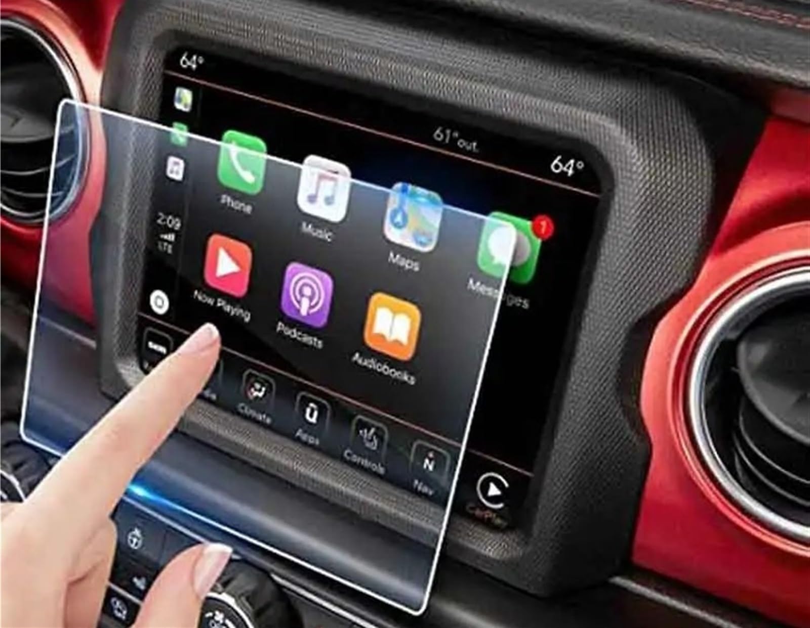TIOWCGH Auto Navi-Schutzfolie Kompatibel Mit Jeep Für Wrangler 2018 2019 2020 2021 2022 8,4 Zoll Auto GPS Navigation LCD Bildschirm Gehärtetes Glas Displayschutzfolie TIOWCGH Auto Navi-Schutzfolie Kompatibel Mit Jeep Für Wrangler 2018 2019 2020 2021 2022 8,4 Zoll Auto GPS Navigation LCD Bildschirm Gehärtetes Glas Displayschutzfolie von TIOWCGH