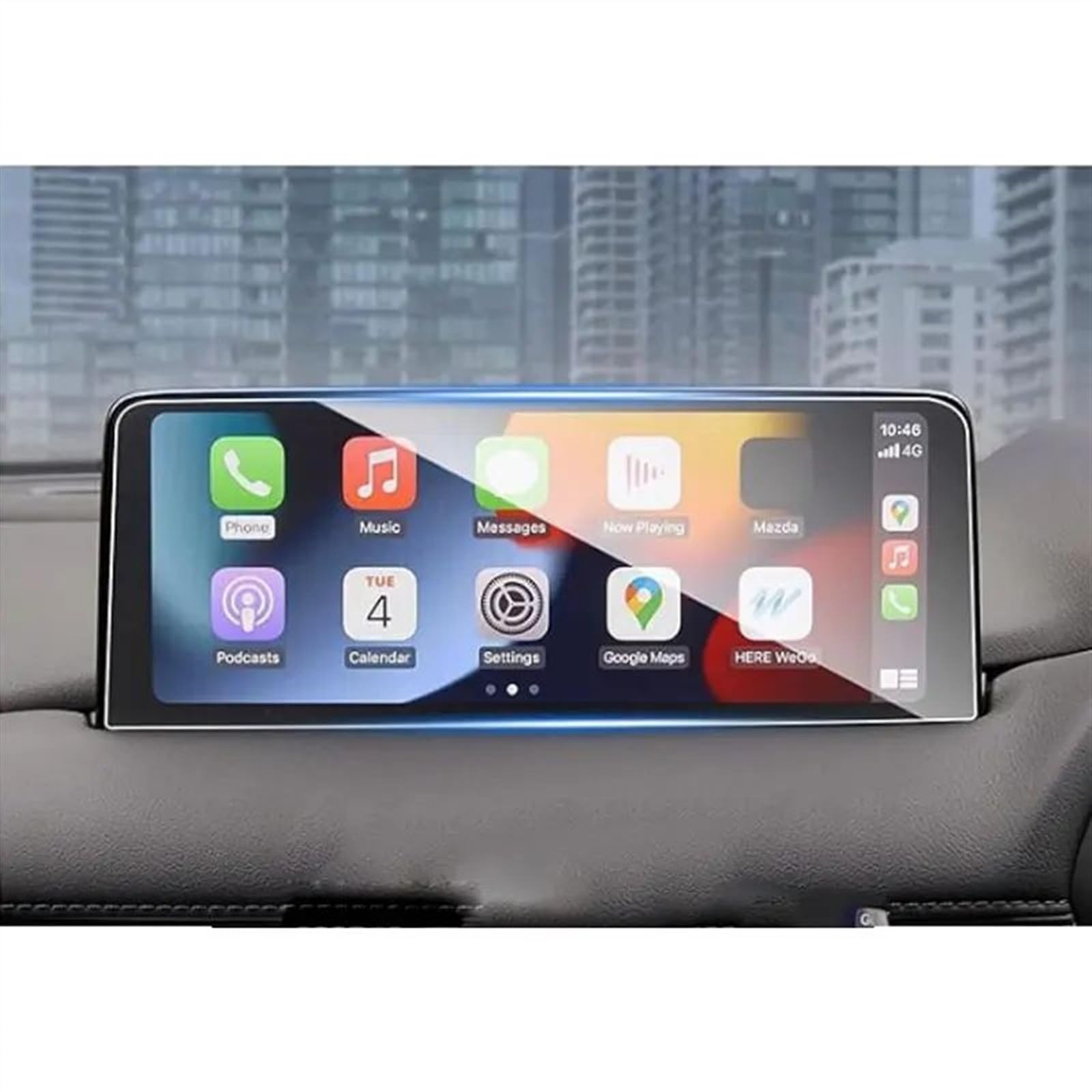 TIOWCGH Auto Navi-Schutzfolie Kompatibel Mit Mazda Für CX5 2022 2024 Auto-GPS-Navigations-Armaturenbrett-Instrumentenschutz Displayschutz Aus Gehärtetem Glas TIOWCGH Auto Navi-Schutzfolie Kompatibel Mit Mazda Für CX5 2022 2024 Auto-GPS-Navigations-Armaturenbrett-Instrumentenschutz Displayschutz Aus Gehärtetem Glas von TIOWCGH