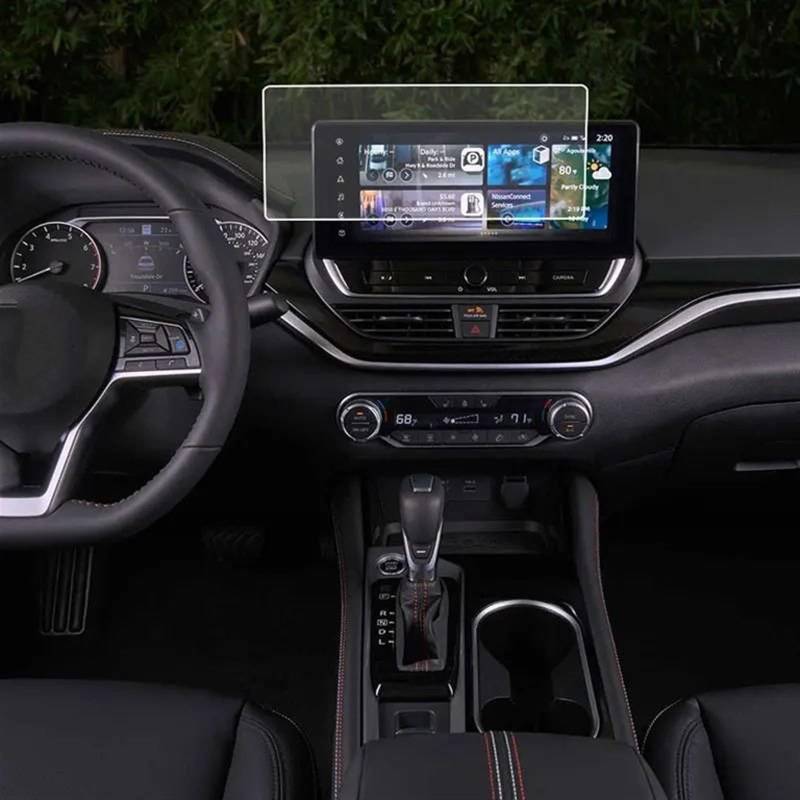 TIOWCGH Auto Navi-Schutzfolie Kompatibel Mit Nissan Für Altima 2023 2024 12,3 Zoll Auto-GPS-Navigation Displayschutzfolie Aus Gehärtetem Glas Innenzubehör von TIOWCGH