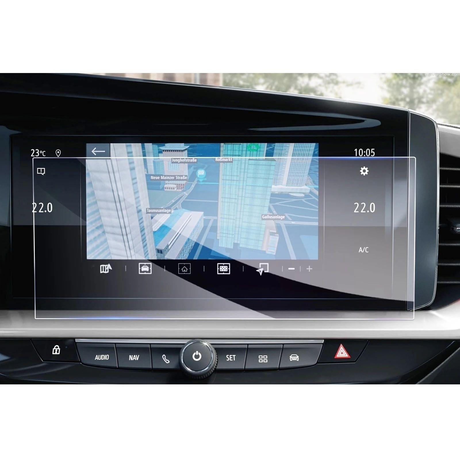 TIOWCGH Auto Navi-Schutzfolie Kompatibel Mit Opel Für Mokka B 2022 10 Zoll Auto GPS Navigation Gehärtetes Glas Displayschutzfolie TIOWCGH Auto Navi-Schutzfolie Kompatibel Mit Opel Für Mokka B 2022 10 Zoll Auto GPS Navigation Gehärtetes Glas Displayschutzfolie von TIOWCGH