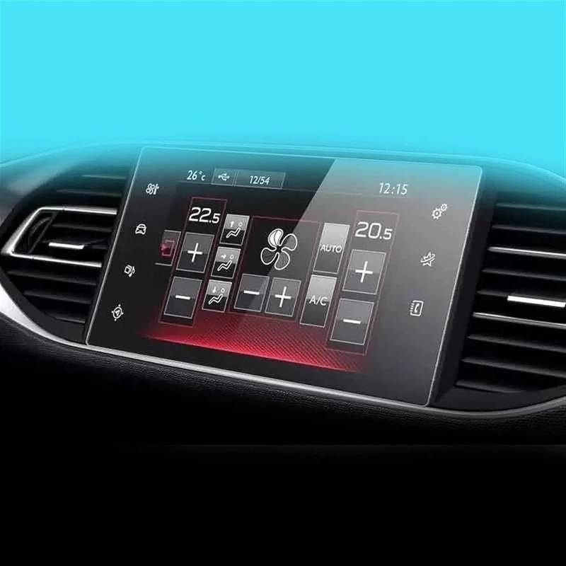 TIOWCGH Auto Navi-Schutzfolie Kompatibel Mit Peugeot Für 208 308 408 508 2016 2017 2018 2019 9,7 Zoll Auto LCD GPS Navigation Displayschutzfolie Aus Gehärtetem Glas von TIOWCGH