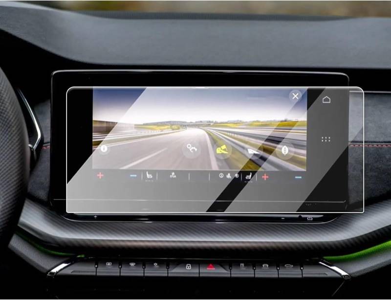 TIOWCGH Auto Navi-Schutzfolie Kompatibel Mit Skoda Für Octavia 4 IV MK4 2020 2021 2022 2023 Auto-GPS-Navigation LCD-Bildschirm Displayschutzfolie Aus Gehärtetem Glas von TIOWCGH