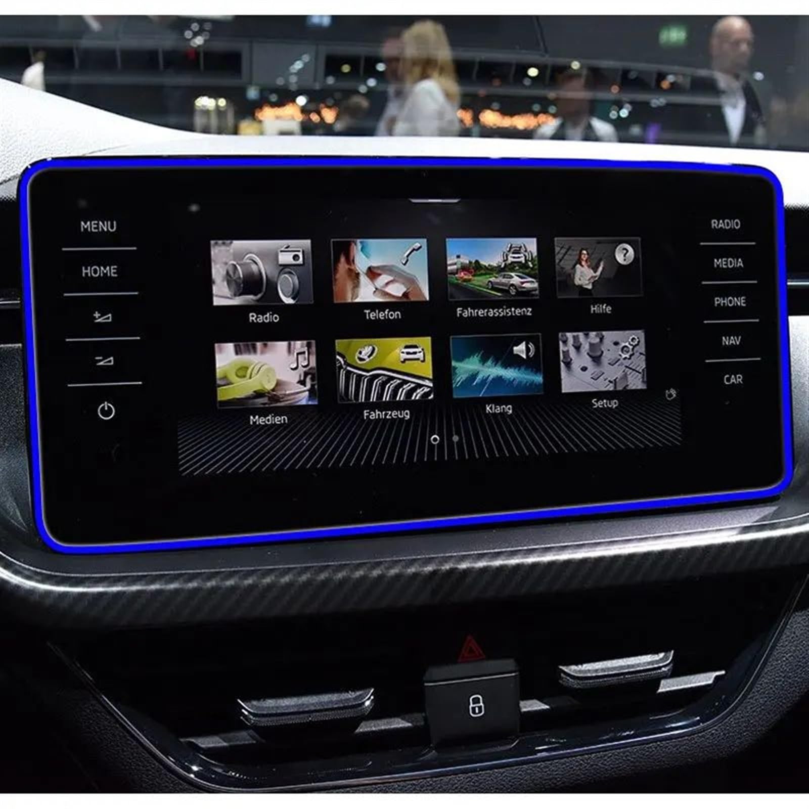 TIOWCGH Auto Navi-Schutzfolie Kompatibel Mit Skoda Für Scala Für Amundsen 2019 2020 9,2 Zoll Auto-GPS-Navigation, PET-Displayschutzfolie, 2 Stück TIOWCGH Auto Navi-Schutzfolie Kompatibel Mit Skoda Für Scala Für Amundsen 2019 2020 9,2 Zoll Auto-GPS-Navigation, PET-Displayschutzfolie, 2 Stück von TIOWCGH