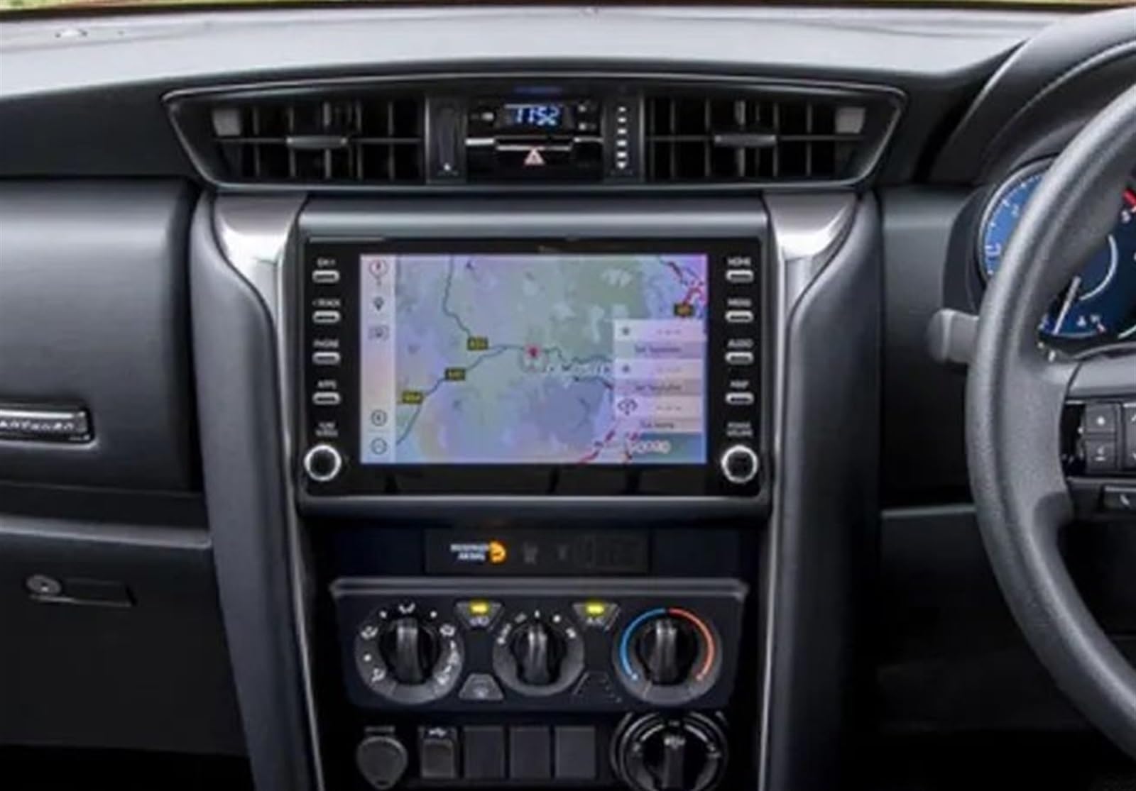 TIOWCGH Auto Navi-Schutzfolie Kompatibel Mit Toyota Für Fortuner 2021 2022 2023 Auto-GPS-Navigation Displayschutzfolie Aus Gehärtetem Glas(8 inch) von TIOWCGH