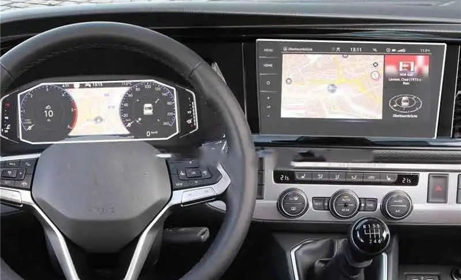 TIOWCGH Auto Navi-Schutzfolie Kompatibel Mit VW Für 2021 Auto GPS Navigation LCD Bildschirm Gehärtetem Glas Displayschutzfolie(2) von TIOWCGH