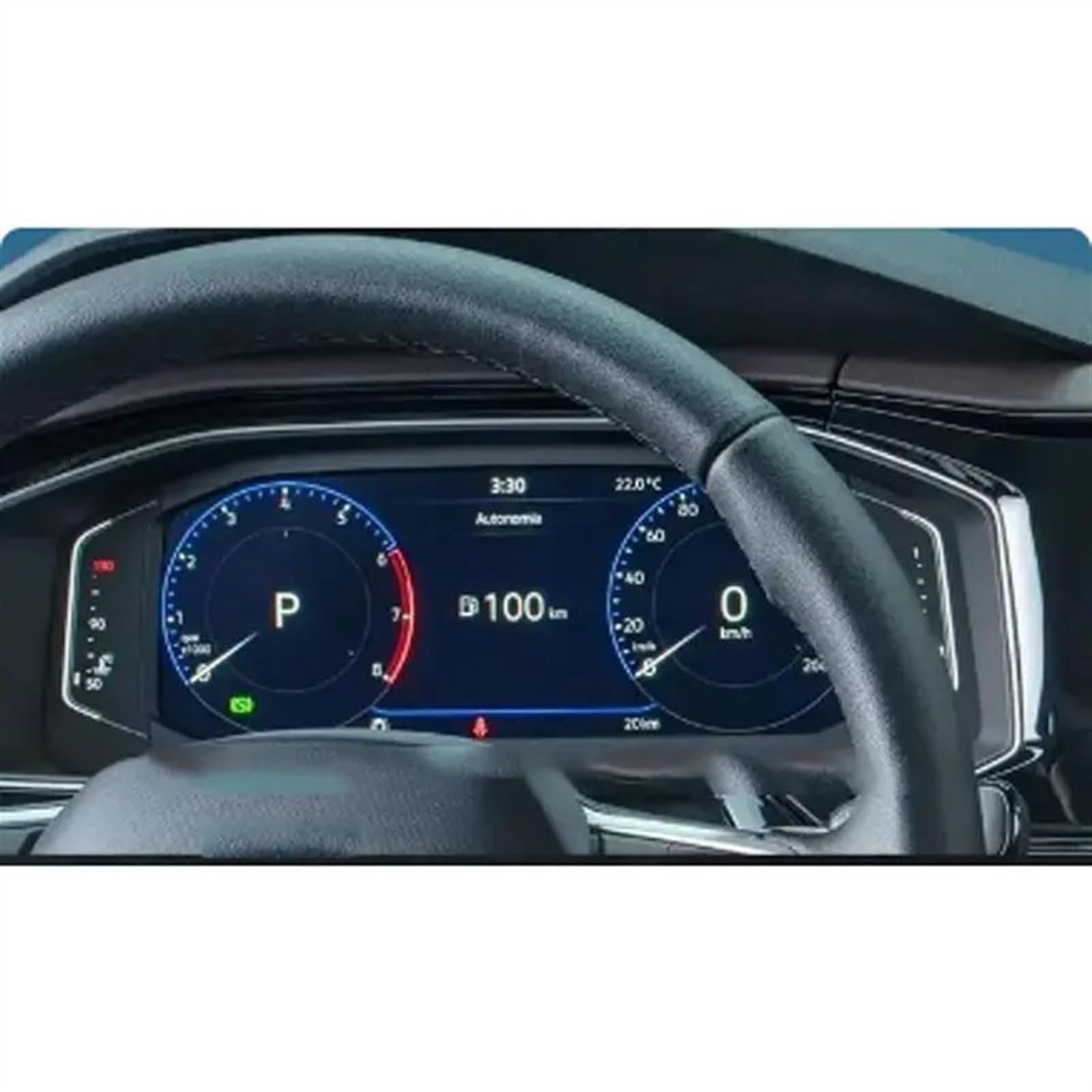 TIOWCGH Auto Navi-Schutzfolie Kompatibel Mit VW Für Novo Für Virtus 2023 10,1 Zoll Auto-Armaturenbrett GPS-Navigation LCD-Bildschirm Gehärtetes Glas Displayschutzfolie(Instrument) von TIOWCGH