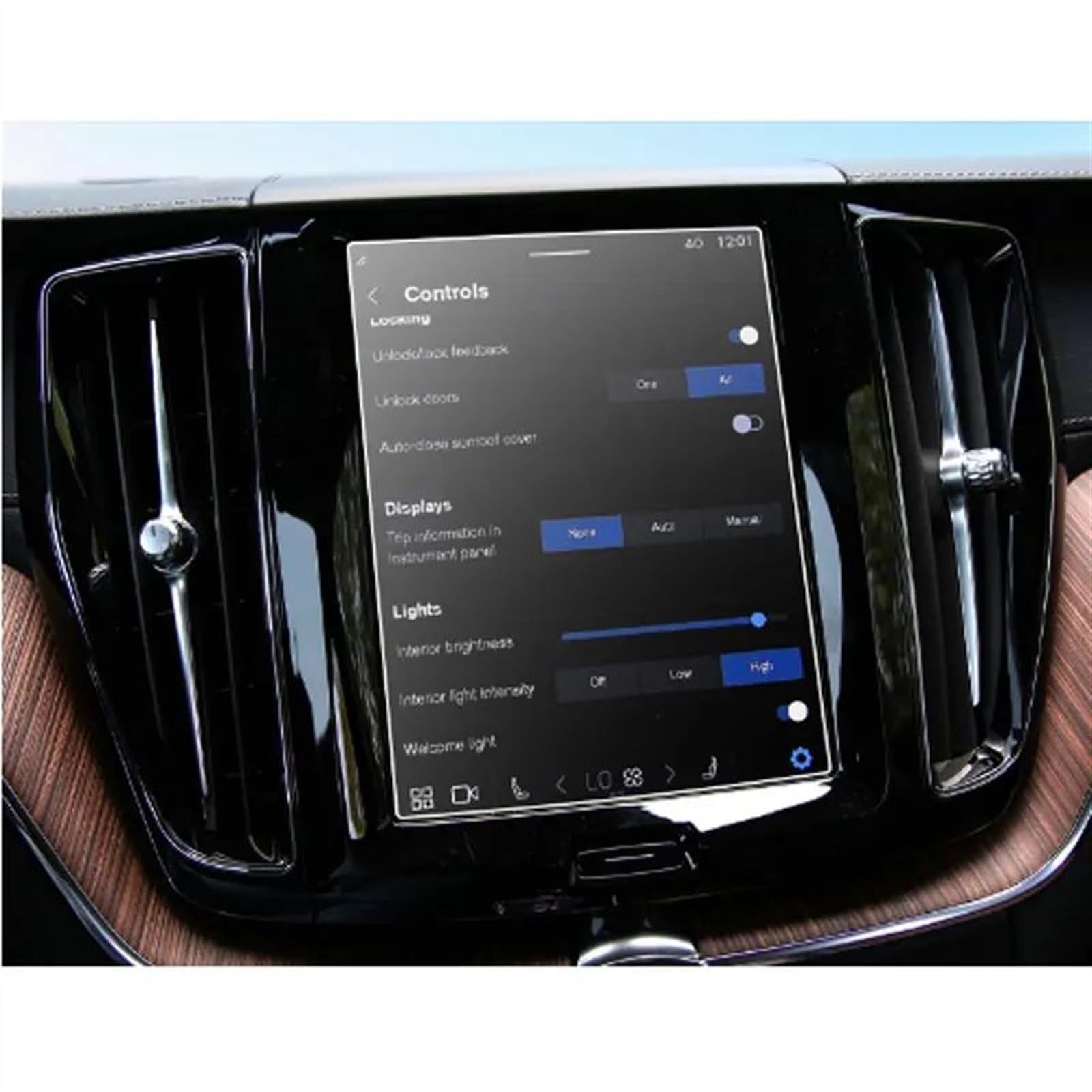 TIOWCGH Auto Navi-Schutzfolie Kompatibel Mit Volvo Für C40 2022 9-Zoll-Auto-GPS-Navigations-LCD-Bildschirm Aus Gehärtetem Glas Displayschutzfolie TIOWCGH Auto Navi-Schutzfolie Kompatibel Mit Volvo Für C40 2022 9-Zoll-Auto-GPS-Navigations-LCD-Bildschirm Aus Gehärtetem Glas Displayschutzfolie von TIOWCGH