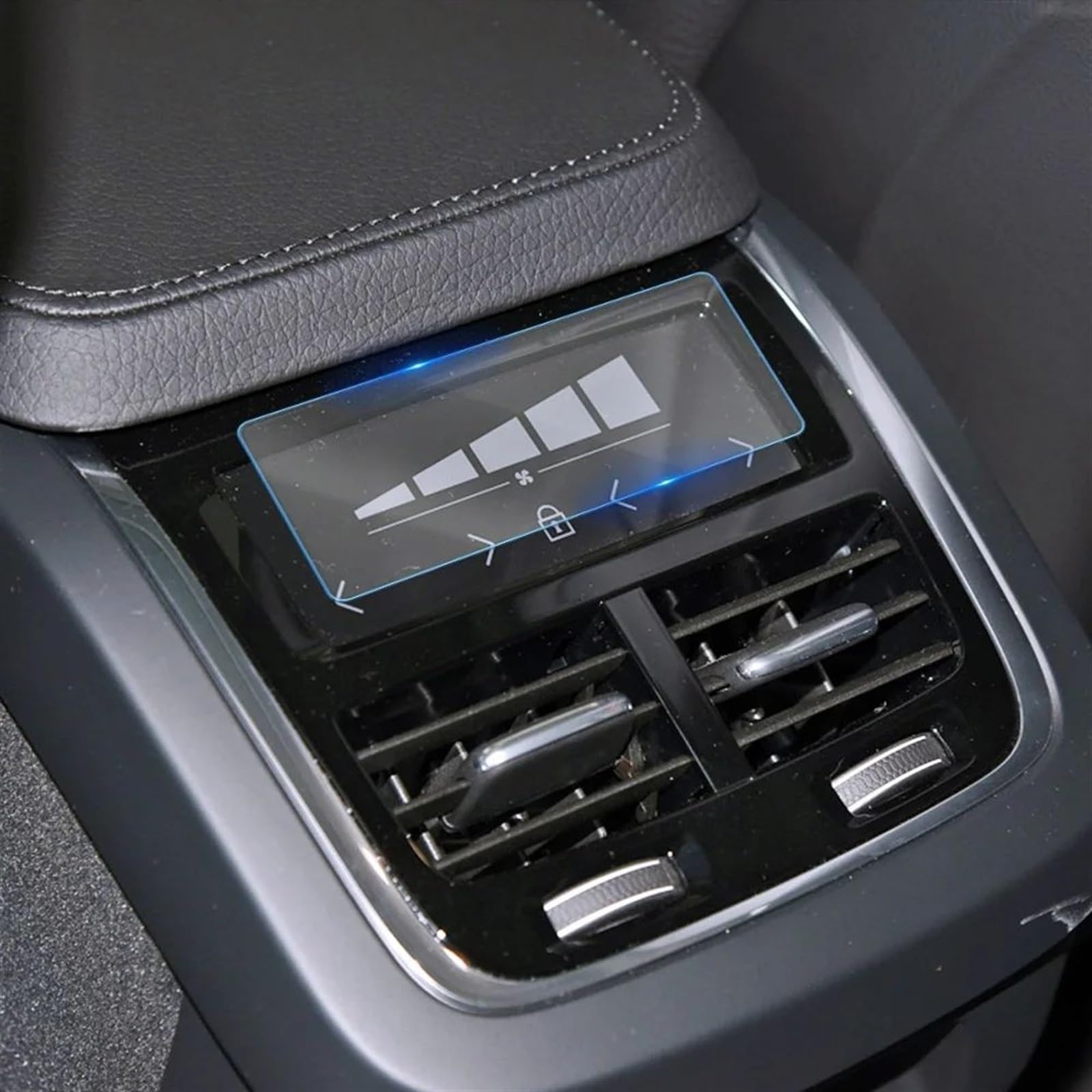 TIOWCGH Auto Navi-Schutzfolie Kompatibel Mit Volvo Für V90 2017 2018 2019 2020 2021 Auto-GPS-Navigation, Displayschutzfolie Aus Gehärtetem Glas(Rear AC Switch Film) von TIOWCGH