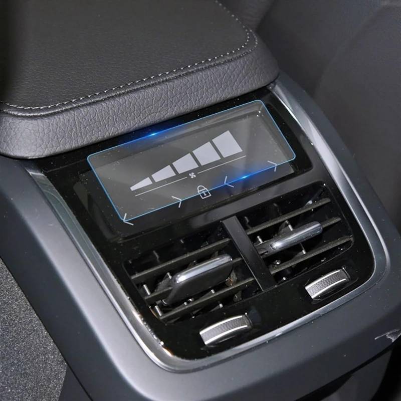 TIOWCGH Auto Navi-Schutzfolie Kompatibel Mit Volvo Für V90 2017 2018 2019 2020 2021 Auto-GPS-Navigation, Displayschutzfolie Aus Gehärtetem Glas(Rear AC Switch Film) von TIOWCGH
