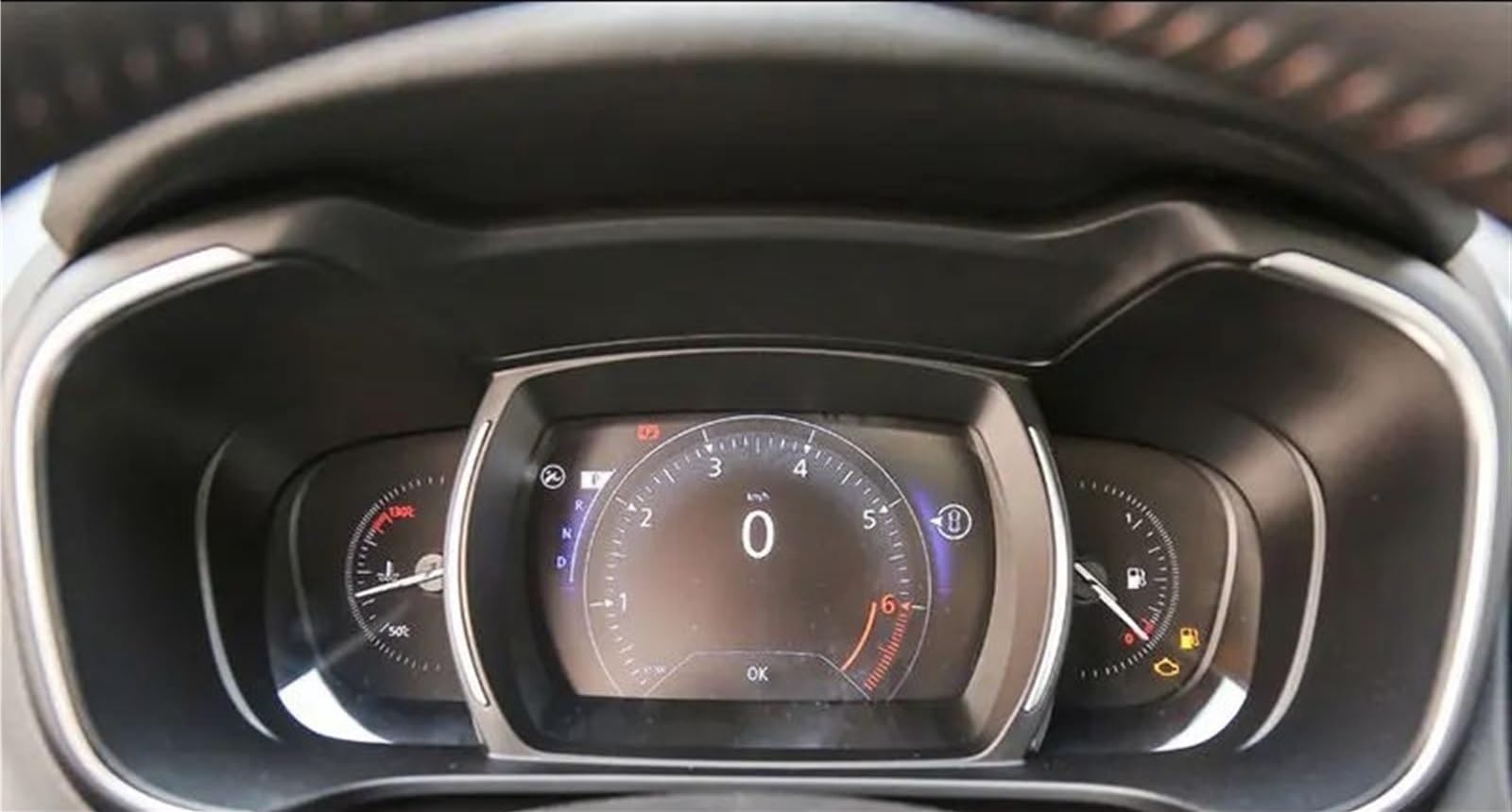 TIOWCGH Auto Navi-Schutzfolie Kompatibel mit für Kadjar 2016 2017 2018 2019 Auto-GPS-Navigations-Armaturenbrett Displayschutzfolie aus gehärtetem Glas(Instrument) von TIOWCGH