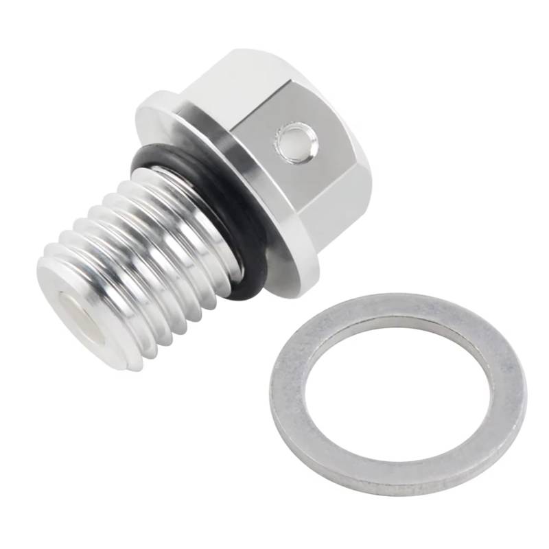 TIOWCGH Kompatibel Mit XR50R CRF50F 1999–2017, Für XR70R CRF70F 1997–2011, Für XR100R CRF100F 1990–2013, Motorrad-Verkleidungsschrauben, Schraubensatz, Mutternklammern Parabrezza Bullone(Silver) von TIOWCGH