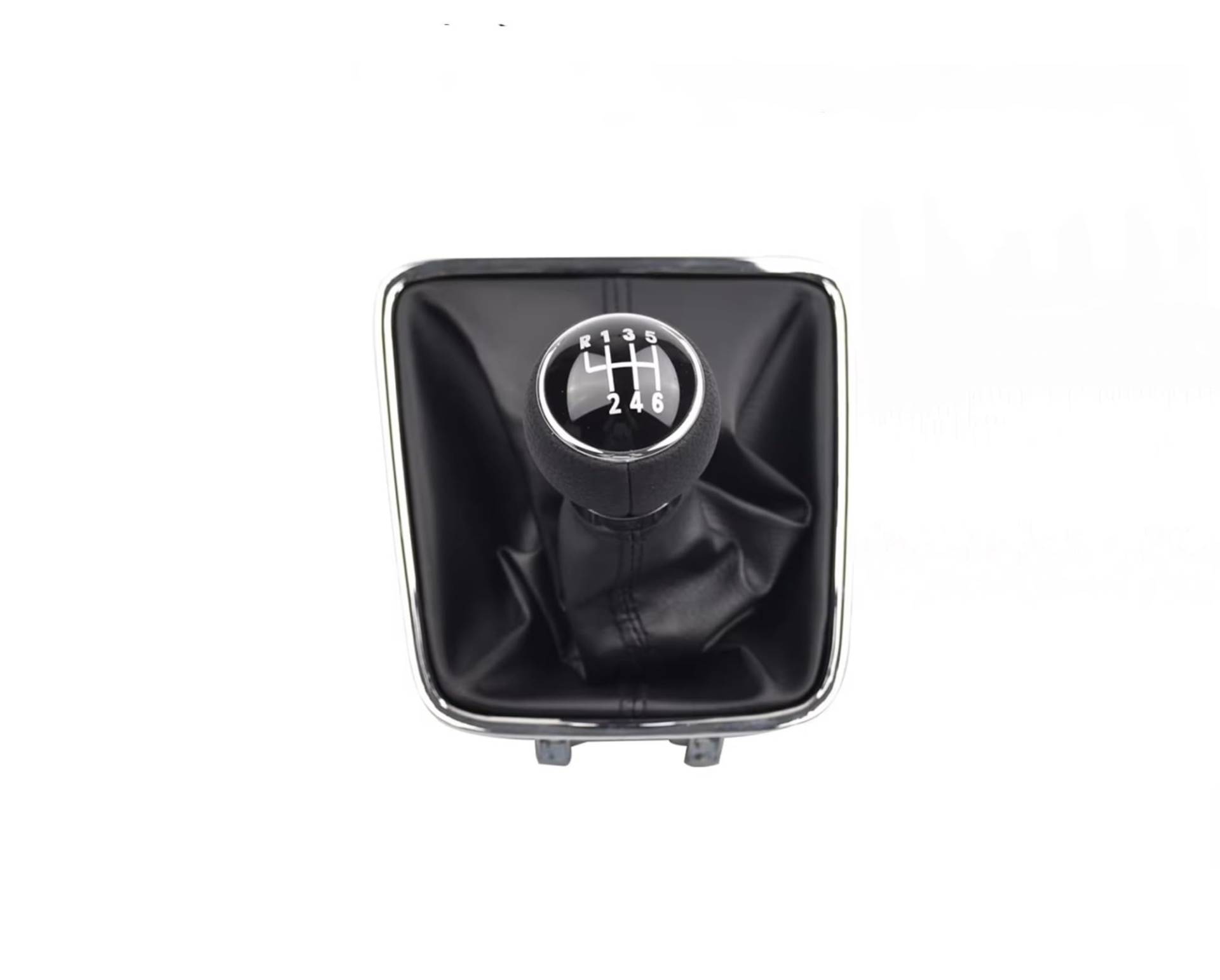 TIOWCGH Schalthebelkopf Kompatibel Mit Seat Für Alhambra 2011 2012 2013 2014 2015 Auto 5 6 Für Geschwindigkeit 12 Mm Schaltknauf Hebel Schalthebelmanschette Auto Universalknopf(6Speed) von TIOWCGH