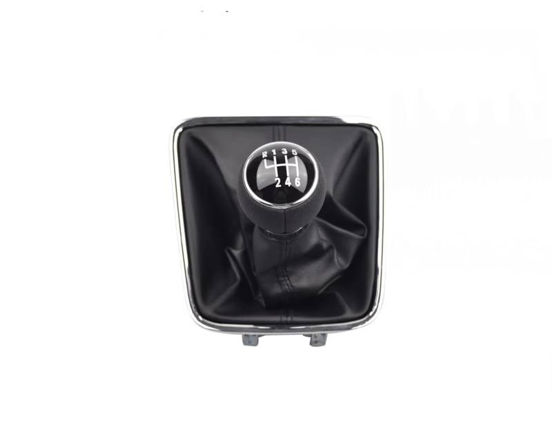 TIOWCGH Schalthebelkopf Kompatibel Mit Seat Für Alhambra 2011 2012 2013 2014 2015 Auto 5 6 Für Geschwindigkeit 12 Mm Schaltknauf Hebel Schalthebelmanschette Auto Universalknopf(6Speed) von TIOWCGH