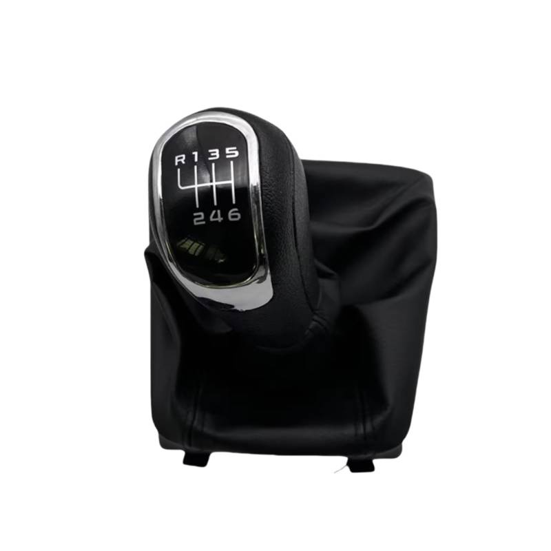 TIOWCGH Schalthebelkopf Kompatibel Mit Skoda Für Superb 3T MKII 2008 2009 2010 2011 2012 5 6-Gang-Getriebeknauf Auto-Schalthebelkopf-Schaltadapter Auto-Schalthebel(6-Speed) von TIOWCGH