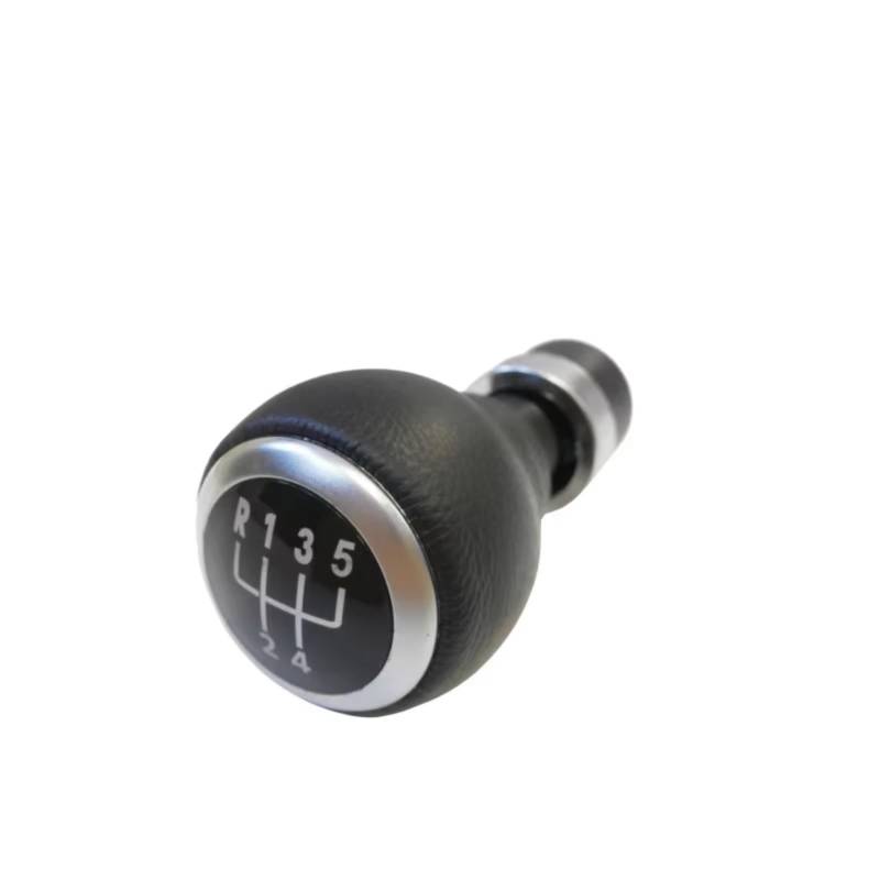 TIOWCGH Schalthebelkopf Kompatibel Mit VW Für Passat B6 B7 Für CC 3C 2005 2006 2007 2008 2009 2010 2011 2012 2013 5 6-Gang-Autoschaltung Mit Adapter Auto-Schalthebelknauf(5-Speed) von TIOWCGH