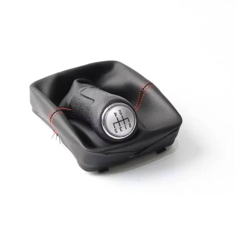 TIOWCGH Schalthebelkopf Kompatibel Mit VW Für Polo 9N 9N2 2002 2003 2004 2005 2006 2007 2008 2009 Auto-Styling Manuelle Hebelmanschettenabdeckung Automatischer Schaltknauf Schalthebelgriff(C) von TIOWCGH