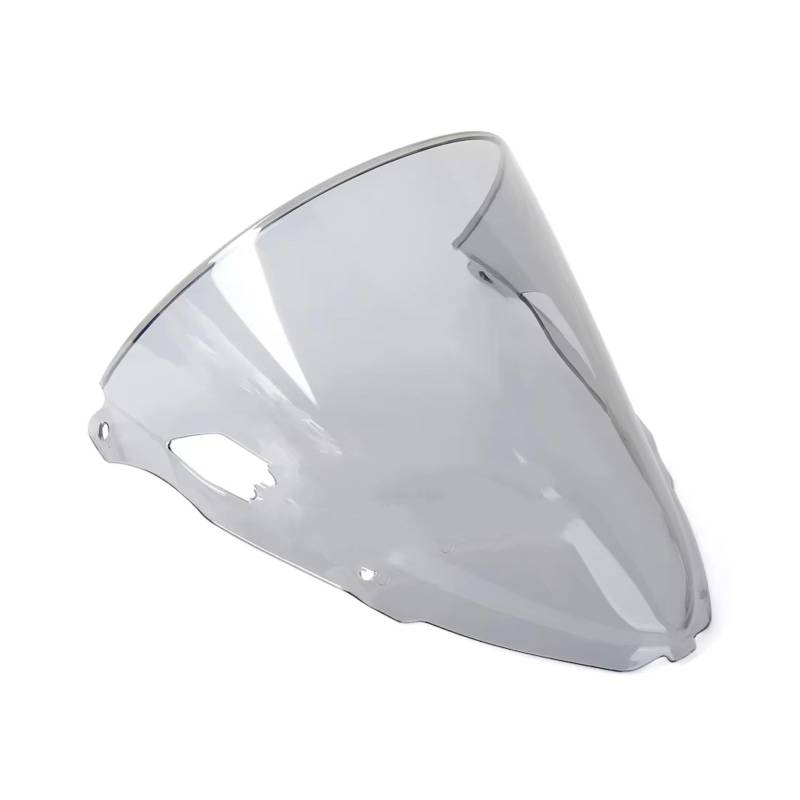 TIOWCGH Windschutzscheibe Für Ninja ZX-6R 2024 Motorrad Windschutzscheibe Bildschirm Windschutzscheibe Spoiler Motorrad Windschutzscheibe Windschutz Deflektor Upgrade Zubehör(Smoky) von TIOWCGH