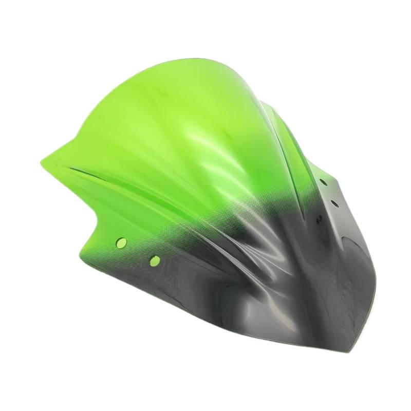 TIOWCGH Windschutzscheibe Für Ninja300 Motorrad Wind Deflectore Visier Windschutzscheibe Spoiler Windschutzscheibe Motorrad Windschutzscheibe Windschutz Deflektor Upgrade Zubehör(Green) von TIOWCGH