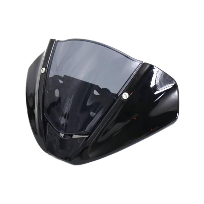 TIOWCGH Windschutzscheibe Kompatibel Mit Ducati Für Monster 937 Für Monster 950 2021 2022 Motorradzubehör Windschutzscheibe Windschutzscheibenverlängerung Spoiler Windabweiser(Black Gray) von TIOWCGH