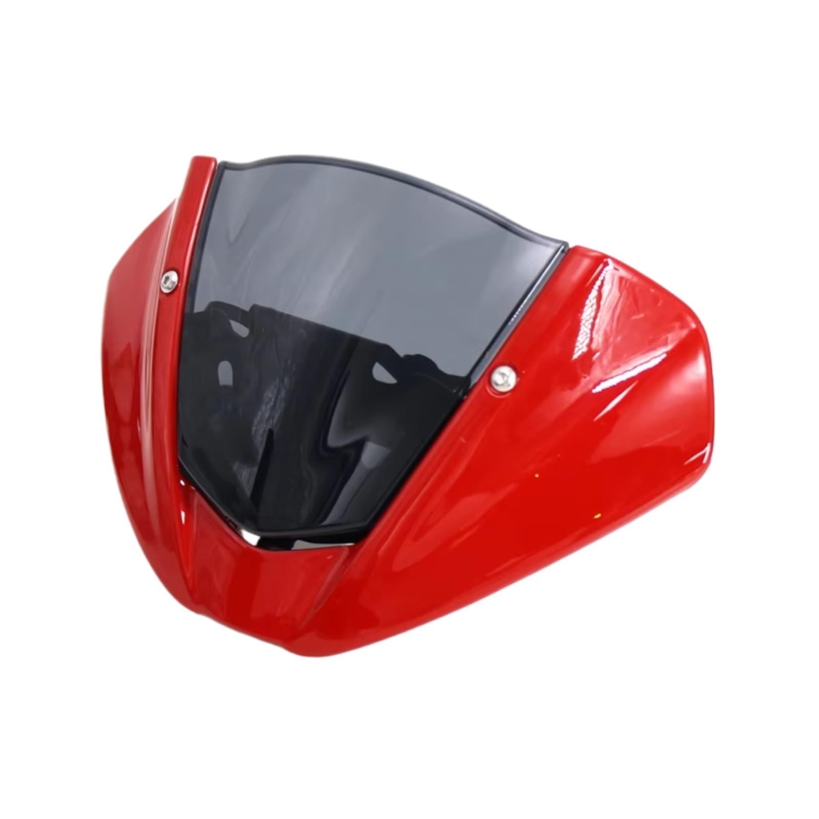 TIOWCGH Windschutzscheibe Kompatibel Mit Ducati Für Monster 937 Für Monster 950 2021 2022 Motorradzubehör Windschutzscheibe Windschutzscheibenverlängerung Spoiler Windabweiser(Red Gray) von TIOWCGH